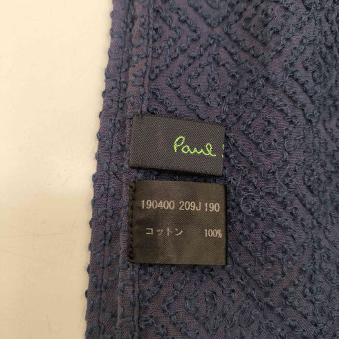 ポールスミス Paul Smith インド綿 コットン 刺し子 スカーフ ストール メンズ