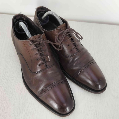 Otsuka レザー ストレートチップ 内羽根式 vibram裏張り ビジネス シューズ メンズ JPN:26