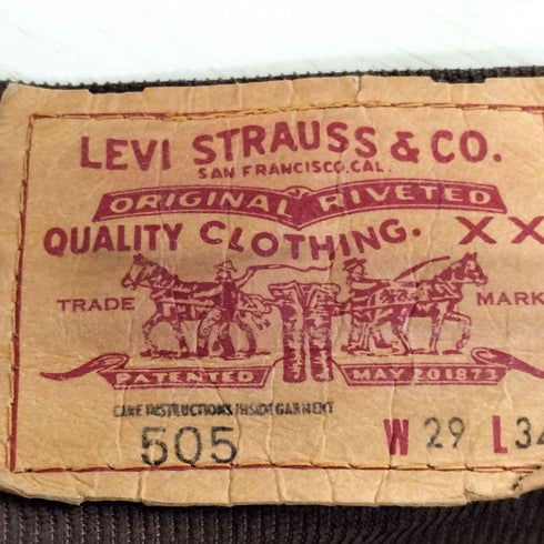 リーバイス Levis 505 コーデュロイ パンツ レディース 29