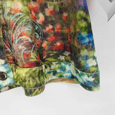 IMPUISE USA製 総柄 L/S シャツ レディース JPN:XL