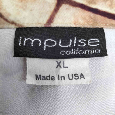 IMPUISE USA製 総柄 L/S シャツ レディース JPN:XL