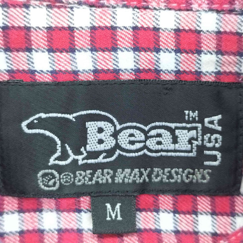 ベアー Bear チェック柄 長袖 ボタンダウンシャツ メンズ import:M