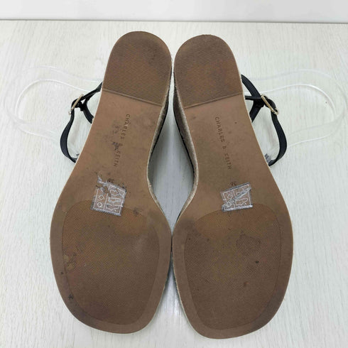 チャールズアンドキース CHARLES&KEITH アンクルストラップ エスパドリーユウェッジ レディース EUR:36
