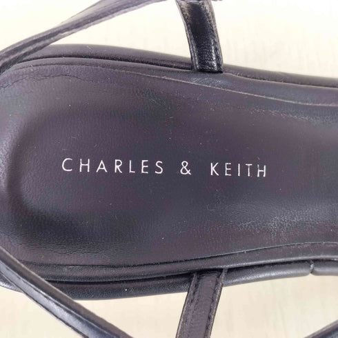 チャールズアンドキース CHARLES&KEITH アンクルストラップ エスパドリーユウェッジ レディース EUR:36