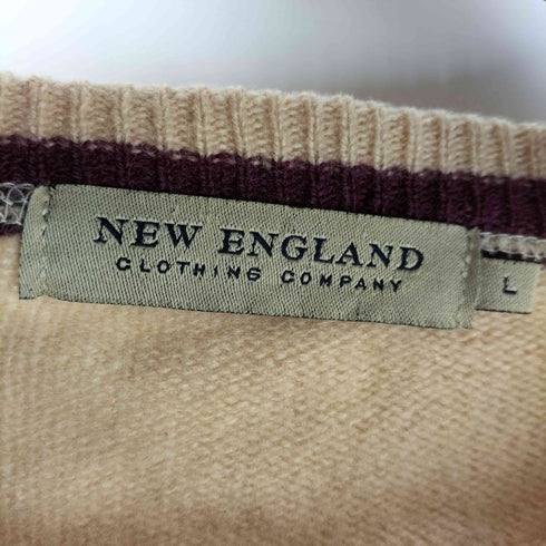 NEW ENGLAND CLOTHING COMPANY エルボーパッチクルーネックニット メンズ import:L