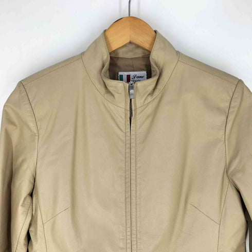 Jane ITALY MODE シングルライダースジャケット レザージャケット レディース 66