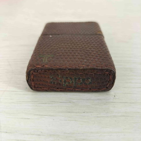 ジッポ ZIPPO 全面革張りオイルライター メンズ