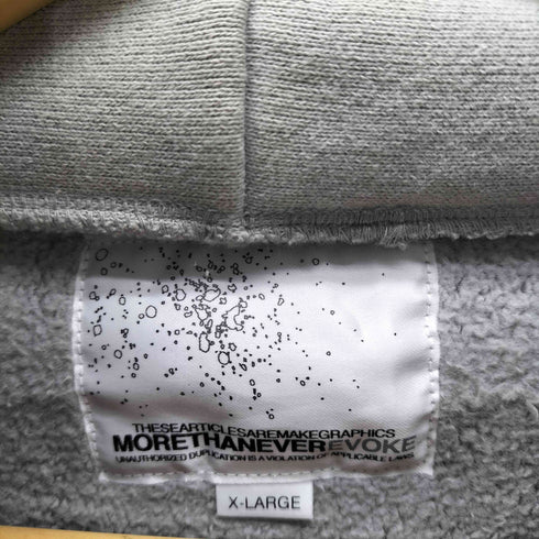 MORETHANEVEREVOKE イヴォーク グラフィック ロゴ ヘビーウェイト フーディー パーカー メンズ import:XL