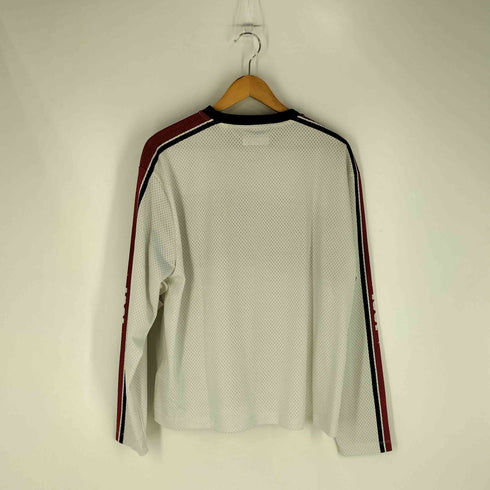 ゲスジーンズ GUESS JEANS BOXY FIT LONG SLEEVES MESH TEE メンズ import:S