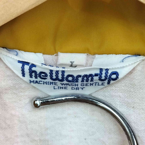 THE WARM UP 70s University ロゴプリント ヴィンテージ コーチジャケット sport メンズ L