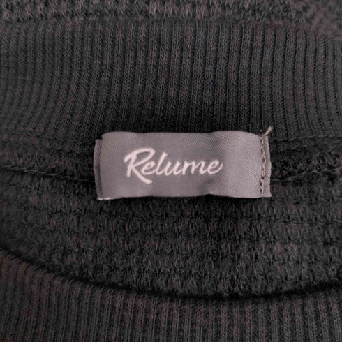 ジャーナルスタンダードレリューム JOURNAL STANDARD relume コットン デザインワッフル カットソー レディース JPN:M
