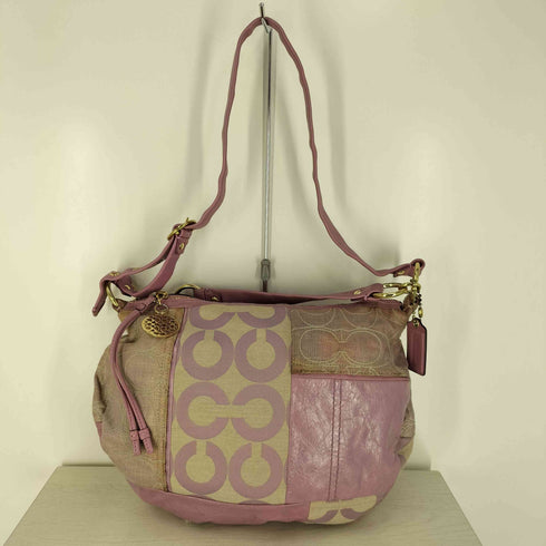 コーチ COACH レザー パッチワーク 2WAY ハンド ショルダー バック レディース