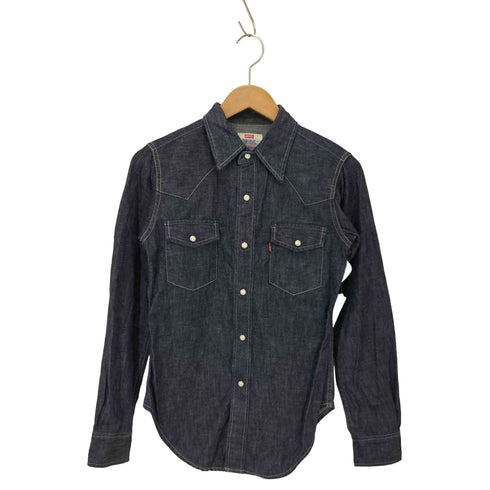 リーバイス Levis 長袖ウェスタンデニムシャツ レディース import:S