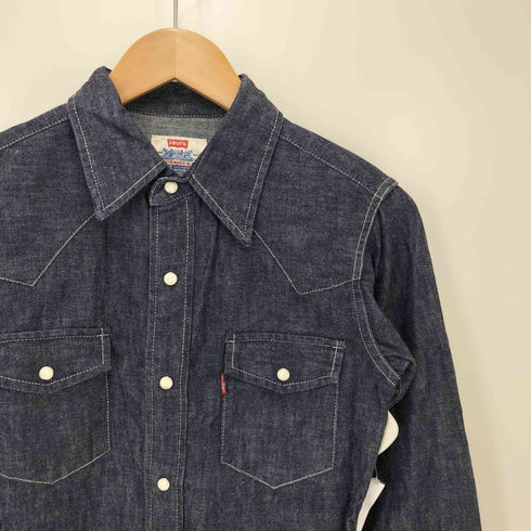 リーバイス Levis 長袖ウェスタンデニムシャツ レディース import:S