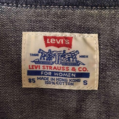 リーバイス Levis 長袖ウェスタンデニムシャツ レディース import:S