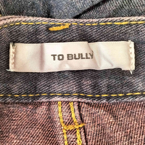 TO BULLY フリンジデニムパンツ メンズ