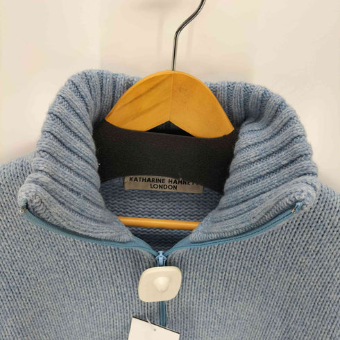 キャサリンハムネットロンドン KATHARINE HAMNETT LONDON イタリア製 ハーフジップニット メンズ import:L