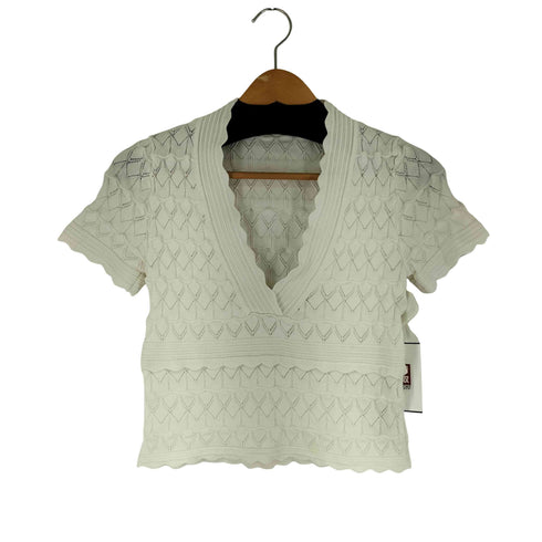 ザラ ZARA デザイン S/S ブラウス レディース import:M