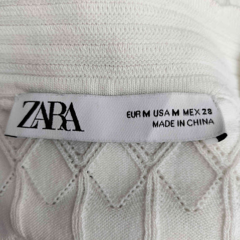 ザラ ZARA デザイン S/S ブラウス レディース import:M