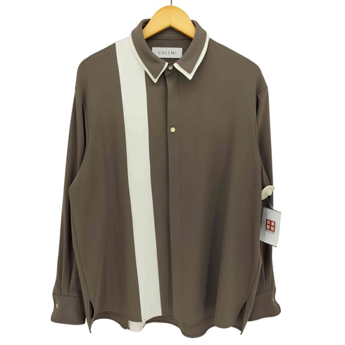 クルニ CULLNI 25AW レイヤードカラー 比翼 シャツ メンズ JPN:1