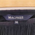 マカフィー MACPHEE プリーツ サイドジッパー スカート レディース 36
