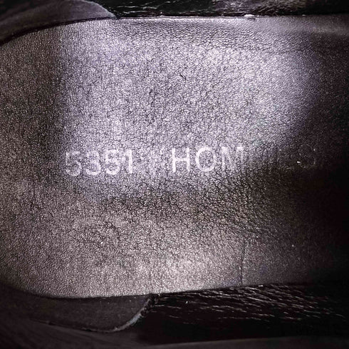 ゴーサンゴーイチプールオム 5351 POUR LES HOMMES カウヌバックバックジップブーツ Vibram ソール メンズ JPN:42