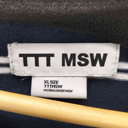 ティーモダンストリートウエア TTT_MSW Border tee メンズ import:XL