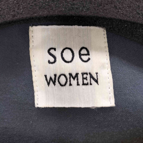 ソーイ SOE WOMEN モヘヤノーカラーコート レディース JPN:1