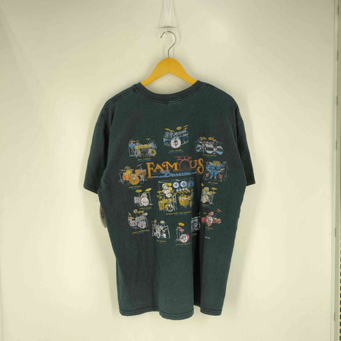 アンビル Anvil 00s 楽器 両面プリント クルーネックTシャツ バンドTシャツ メンズ import:XL