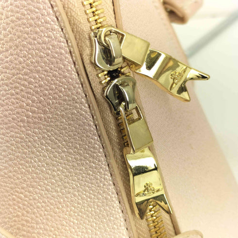 ヴィヴィアンウエストウッドロンドン Vivienne Westwood LONDON オーブロゴ ラメ レザーショルダーバッグ レディース