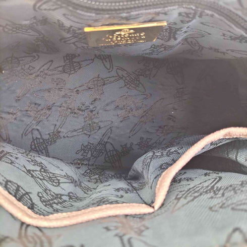ヴィヴィアンウエストウッドロンドン Vivienne Westwood LONDON オーブロゴ ラメ レザーショルダーバッグ レディース