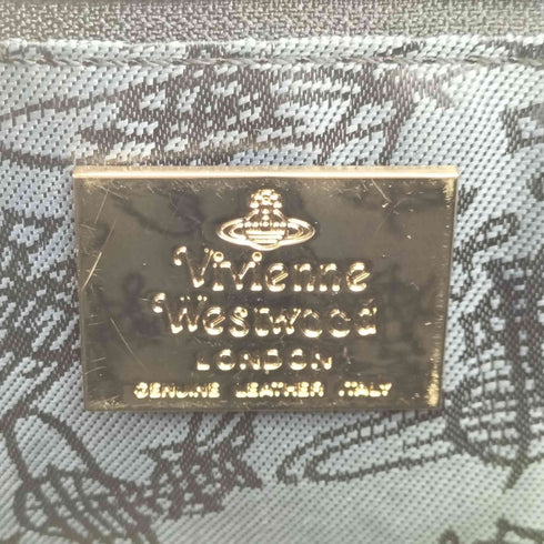 ヴィヴィアンウエストウッドロンドン Vivienne Westwood LONDON オーブロゴ ラメ レザーショルダーバッグ レディース