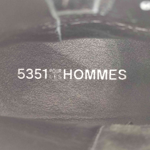 ゴーサンゴーイチプールオム 5351 POUR LES HOMMES ゴートベジサイドゴアブーツ メンズ JPN:42