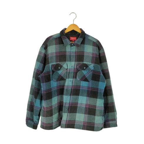 シュプリーム Supreme 20AW Quilted Flannel Shirt キルティング フランネルシャツ メンズ import:XL