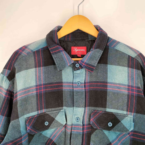 シュプリーム Supreme 20AW Quilted Flannel Shirt キルティング フランネルシャツ メンズ import:XL