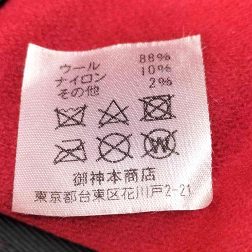 TheThreeRobbers CAP WOOL RED メンズ