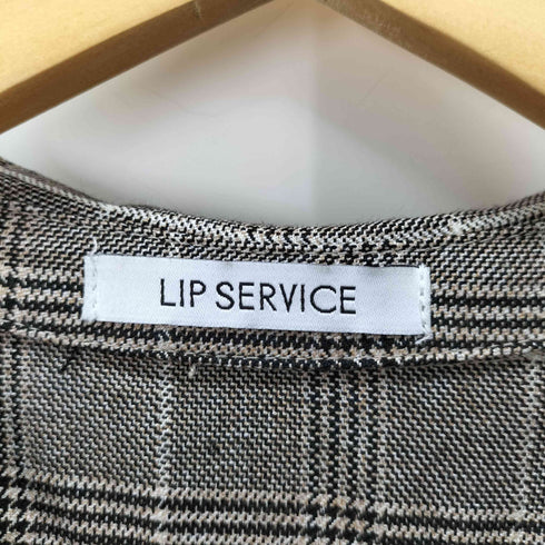 リップサービス LIP SERVICE フロントZIPニットプリーツワンピース レディース FREE