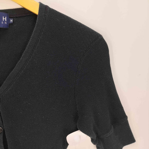 ラルフローレン RALPH LAUREN RALPH RALPH ポニー無 S/S リブ カーディガン レディース import:M