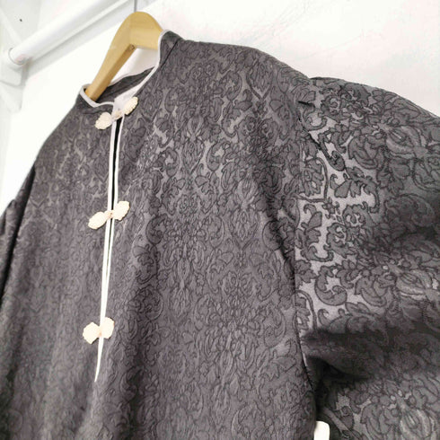 ジュエティ jouetie スタンドカラーチャイナシャツ レディース import:M