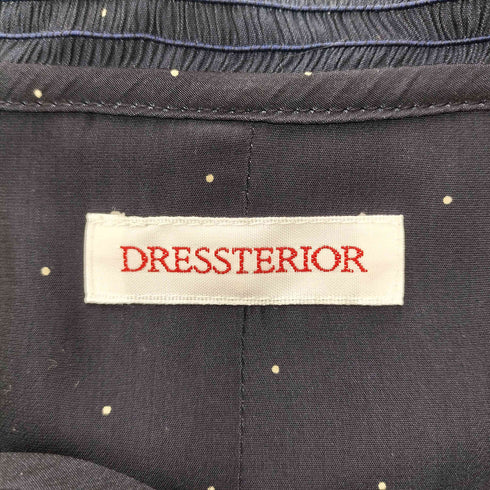 ドレステリア DRESSTERIOR ドット フリルシャツワンピース レディース