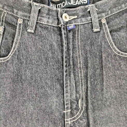 ノーティカ NAUTICA 90s EASY FIT ブラック バギーデニム メンズ 33inch