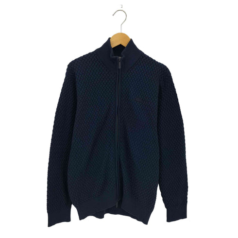 ラコステ LACOSTE バスケットニットジップアップ カーディガン メンズ S