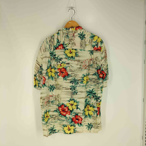 PARADISE BAY ハワイ製 レーヨン アロハシャツ メンズ import:L