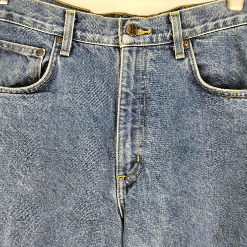 カーハート Carhartt B172 DST 裏地チェック ネルライナー ジップフライ ストレートデニム メンズ 33×32