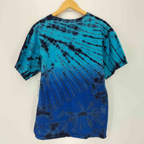 COTTON CLUB ダイタイ柄 クルーネック 半袖Tシャツ カットソー import メンズ L