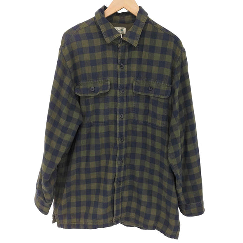 エルエルビーン L.L.Bean 00s 裏サーマル フランネルシャツジャケット メンズ import:M