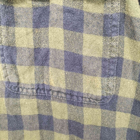 エルエルビーン L.L.Bean 00s 裏サーマル フランネルシャツジャケット メンズ import:M