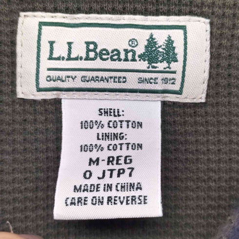 エルエルビーン L.L.Bean 00s 裏サーマル フランネルシャツジャケット メンズ import:M