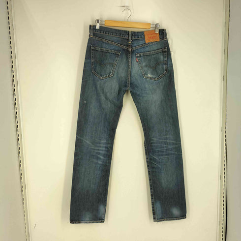 リーバイス Levis 505 ボタン裏092 ジップフライ ストレート ダメージデニム メンズ W33 L34