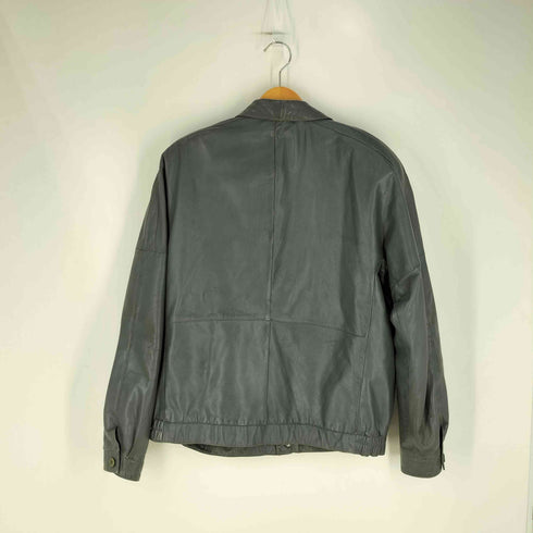 UEN ANELLE 70-80S OPTIジップ レザー シングル ブルゾンジャケット メンズ 56